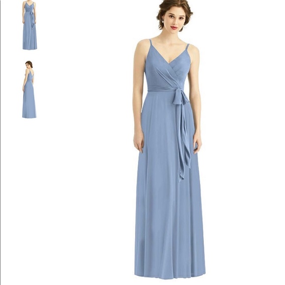 Light Blue After Six Bridesmaid Dress- size 22 - Picture 1 of 9